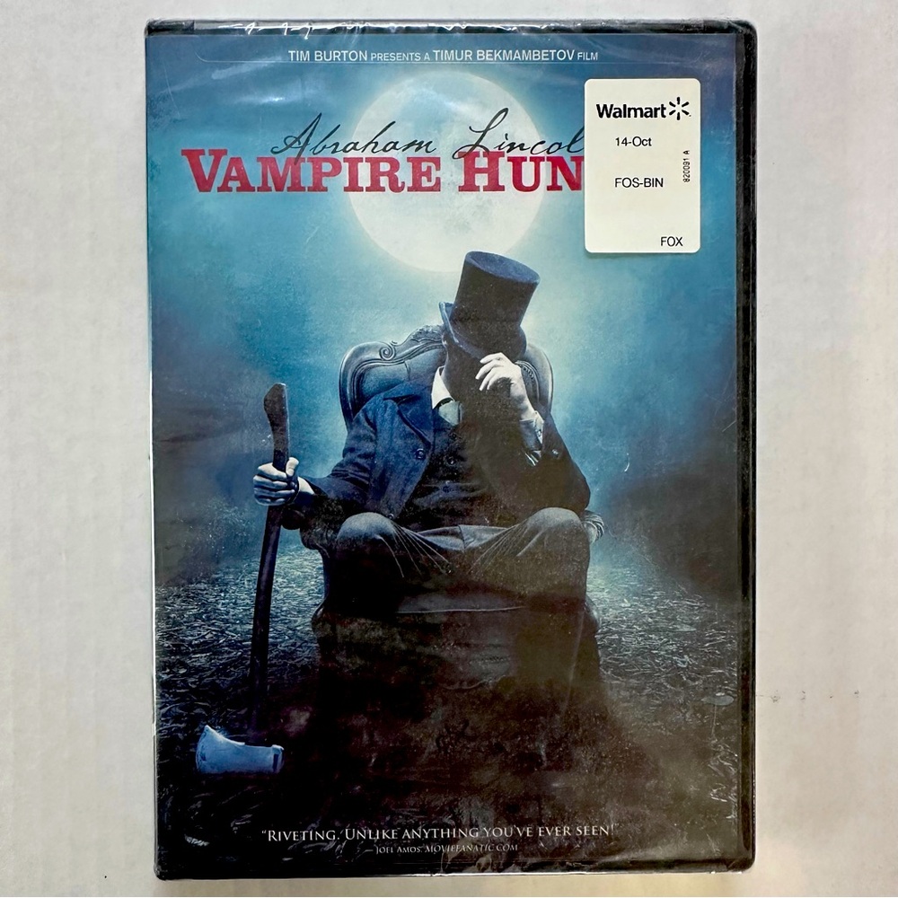 DVD | NWT Abraham Lincoln Vampire Hunter